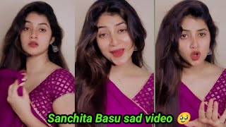 SANCHITA BASU SAD VIDEO 🥹 [upl. by Allenotna]