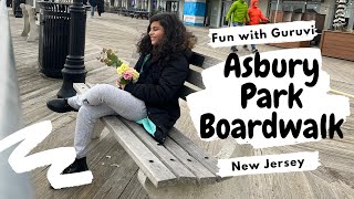 Asbury Park Boardwalk  A family beach in New Jersey  Atlantic Ocean  USA [upl. by Glynda]