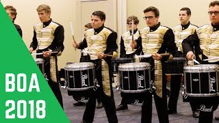 Centerville Drumline 2018 In The Lot [upl. by Dnomso]