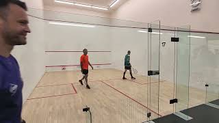 P2 Ad Heskes v George Kousseff 65 World Squash Masters August 20 2024 [upl. by Ennaecarg]