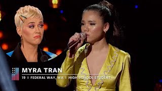 Lộ tiết mục bị cắt uổng phí đưa Myra Trần Minh Như vào Top 40 American Idol 2019 [upl. by Ynwat]