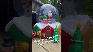 New for 2024 Sam’s Club Gemmy Airblown Inflatable Snowglobe christmas airblown gemmy [upl. by Chapin]