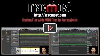 Having Fun with MIDI Files In GarageBand 1521 [upl. by Babcock]