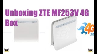 Unboxing ZTE MF253V 4G Box [upl. by Skrap]