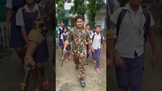 Army Ne Sabhi Bacho Ko Bacha Liya 🙄😂😁 funny viralshorts [upl. by Monjan353]