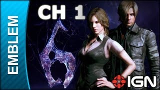 Resident Evil 6 Leon and Helena Chapter 1 Emblems [upl. by Shuman]