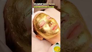 🔥Easy GOLDEN FACIAL😱  Parlour Like Golden Facial Skin At Home skincare skinbrightening shorts [upl. by Kcirednek33]