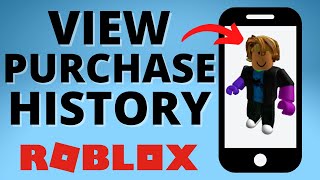 How to View Transaction amp Purchase History on Roblox Mobile  iPhone amp Android [upl. by Rodgiva566]