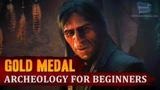 Red Dead Redemption 2  Mission 75  Archeology for Beginners Gold Medal [upl. by Arnon]