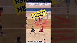 What Makes Ran Takahashi Headshot So DEADLY volleyball volleyballworld sports haikyuu [upl. by Erik643]