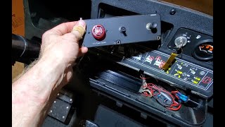 Installing a custom quieter backup alarmlight on my golf cart [upl. by Anirdna]