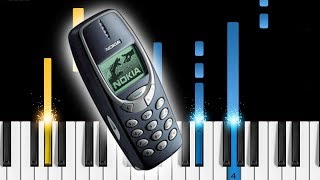 Nokia 3310 Ringtones  Piano Tutorial [upl. by Palgrave]