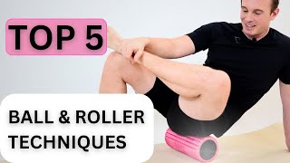 Foam Roller amp Massage Ball Techniques for Neck Back Foot and Leg Pain Relief [upl. by Elvis485]