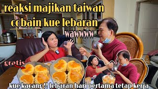 REAKSI MAJIKAN COBAIN KUE LEBARAN ‼️ [upl. by Orran]