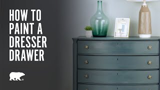 BEHR® Paint  How to Paint a Dresser Drawer [upl. by Saravat]