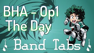 MHA BHA Op1  The Day Cover Guitar Tabs [upl. by Ruenhcs]