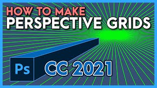 How To Create a Perspective Grid in Photoshop 2021 [upl. by Friede510]