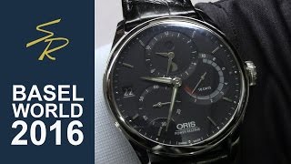 ORIS Artelier Calibre 112 Dual Time Baselworld 2016 [upl. by Ynavoeg194]