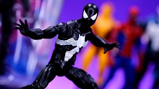 Speed Force Review Marvel Legends Retro Symbiote SpiderMan 🕷 shorts [upl. by Grissel]