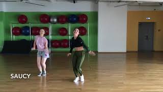 FEMALE DANCEHALL STEPS routine by DashaWine [upl. by Htide]