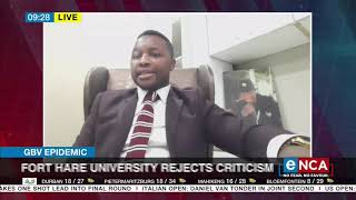 Fort Hare University rejects criticism [upl. by Crosse251]