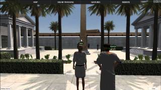 Virtual World tour of Hadrians Villa  Full Version [upl. by Annahsal]