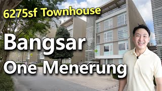 One Menerung Bangsar  6275sf Townhouse for Sale  Kuala Lumpur Luxury House Tour [upl. by Akinehs]