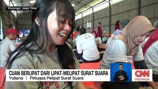 Cuan Berlipat Dari Lipat Melipat Surat Suara [upl. by Treblah]