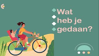 Wat heb je in de paasmeivakantie gedaan perfectum vtt NT2 learndutch Waystage 12 A2 [upl. by Ellard]