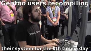 Linux users explaining [upl. by Fifi]