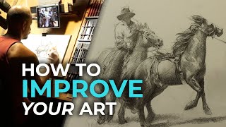 Level up your Art DONT miss this KEY STEP  How to improve your drawing skills [upl. by Ecinahc880]