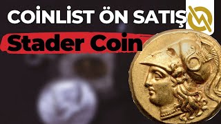 Coinlist YENİ ÖN SATIŞ GELDİ  Stader Canlı Katılma [upl. by Ott]