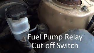 Fuel Pump Relay Cutoff Switch  Easy Fix 2001  2005 Hyundai Sante Fe [upl. by Adnarym]