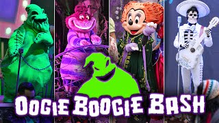 Disney’s Oogie Boogie Bash 2023  Disneyland Halloween Party  Characters Villain’s Grove amp Parade [upl. by Dermot]