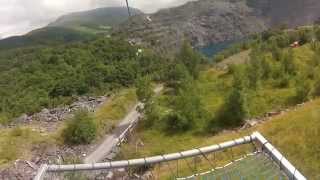 ZipWorld Velocity  Fastest Zip Wire in the World [upl. by Nnaylloh]