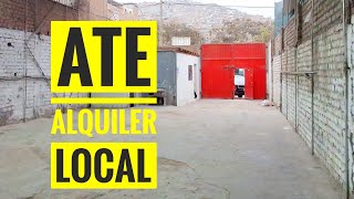 Local Comercial en Alquiler en Ate  Oportunidad de Negocio [upl. by Ayra]