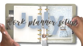 July 2024 work planner setup  new weekly layout [upl. by Isia]