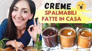 CREME SPALMABILI fatte in casa NOCCIOLA e CACAO PISTACCHIO e ARACHIDI [upl. by Alletnahs]