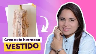 Cómo diseñar un ✅VESTIDO CRUZADO✅ como una profesional  con isabel villagomez de Pemium Academy [upl. by Pearline605]