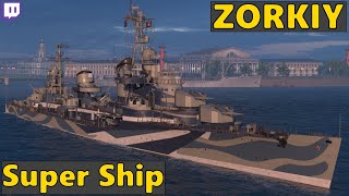 Zorkiy  Super Khabarovsk  World of Warships [upl. by Croteau]