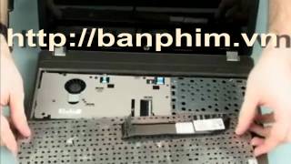 Thay bàn phím laptop HP Probook 4535S 4530S 4730S keyboard replacement [upl. by Gnen34]