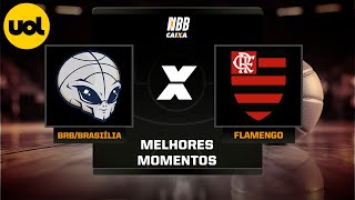 NBB CAIXA MELHORES MOMENTOS BRASÍLIA 74 X 86 FLAMENGO [upl. by Ueik]