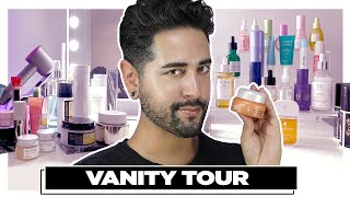 These Are The Skincare Products I ACTUALLY Use Vanity Tour [upl. by Conard73]