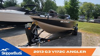 2013 G3 V172C Angler Fishing Boat Tour SkipperBuds [upl. by Ahteres]