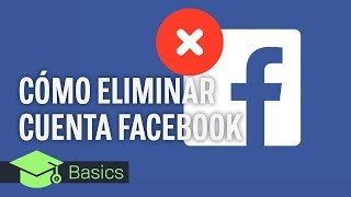 Cómo ELIMINAR cuenta de Facebook PARA SIEMPRE [upl. by Yemrots692]