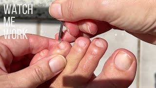 A pedicurist does her own DIY pedicure at home ✅beginner friendly✅ [upl. by Kelleher187]