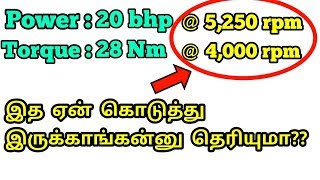 BhpRpm TorqueRpm Meaning  Reason  Uses  Mech Edu Tamil [upl. by Krik]