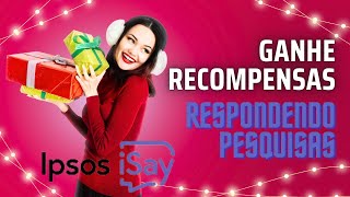 Ipsos iSay  O que é e como funciona para ganhar pontos e trocar por recompensas [upl. by Ahsia]