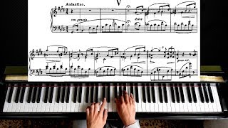 Liszt  Consolation No5 in E Major  Piano Tutorial [upl. by Yespmed802]