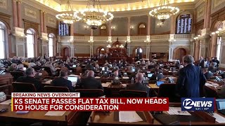 Kansas Senate passes flat tax bill [upl. by Nitsruk]